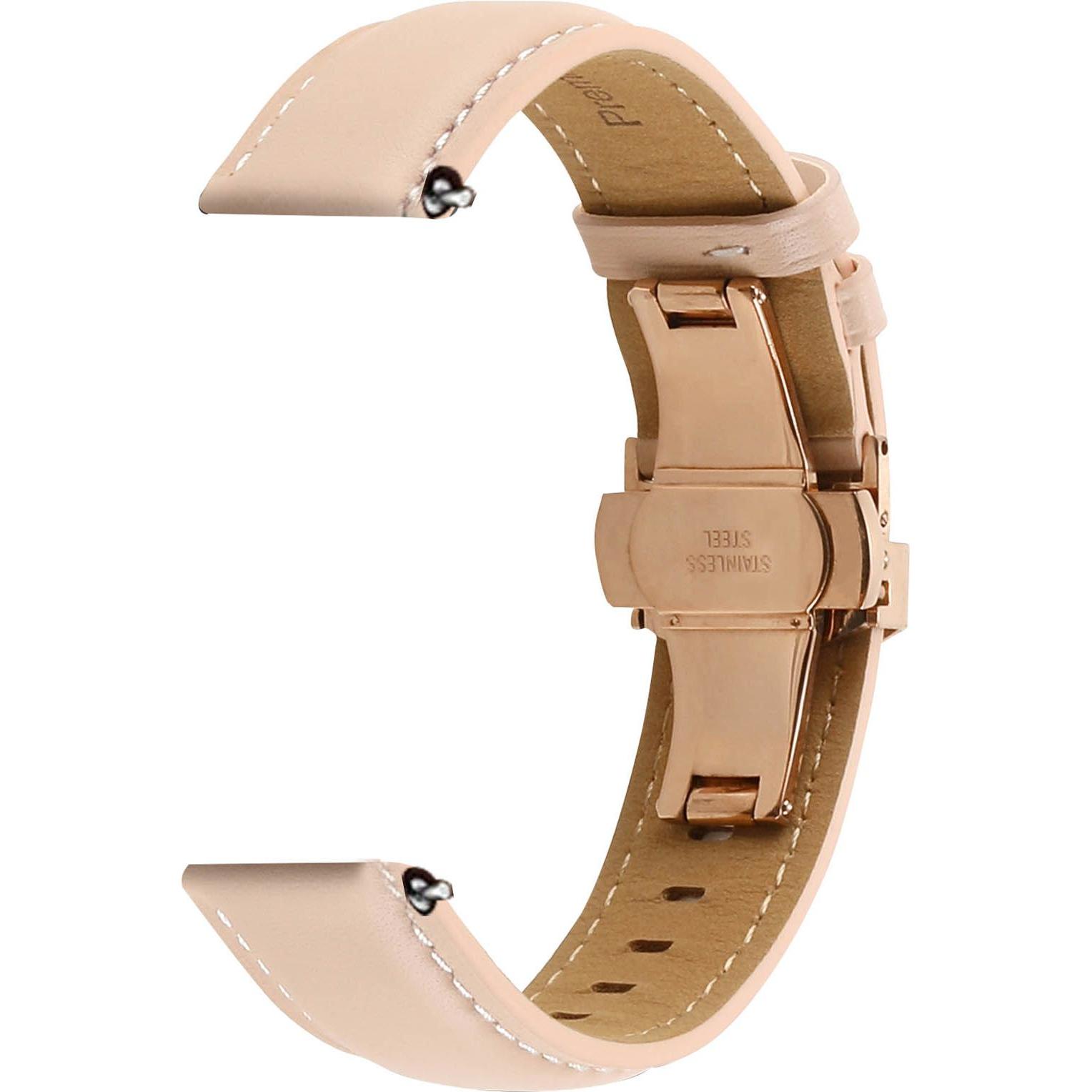 Avizar Ersatzarmband (Leder, 4, 5 Pro), Uhrenarmband, Rosa