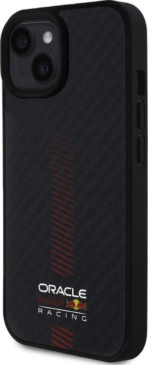 Produktbild Red Bull RBHMP15S24CFGSMK iPhone 15 6.1" hardcase black Carbon Fiber Power Bar MagSafe (Apple iPhone 15)