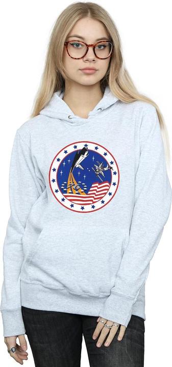 Immagine prodotto Nasa Classic Rocket 76 Felpa con Cappuccio Donna (M)
