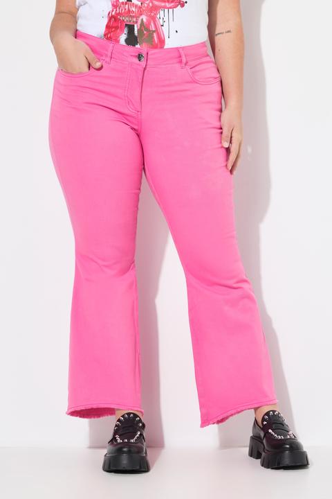 Produktbild Angel of Style Jeans, ausgestellt, gerundeter Fransensaum (48)