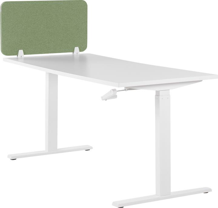 Image du produit Beliani Cloison de bureau vert clair 80 x 40 cm WALLY (80 x 40 cm)