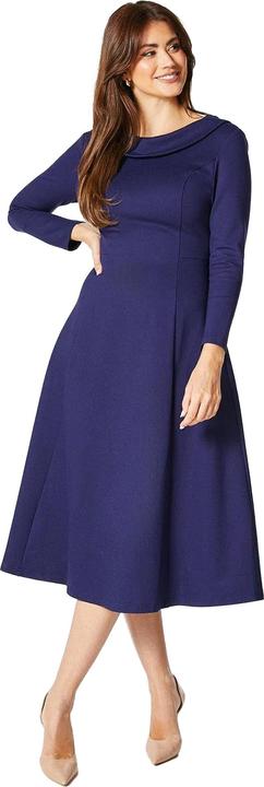 Actual product image Principles Womens/Ladies Ponte Shawl Collar Midi Dress (38)