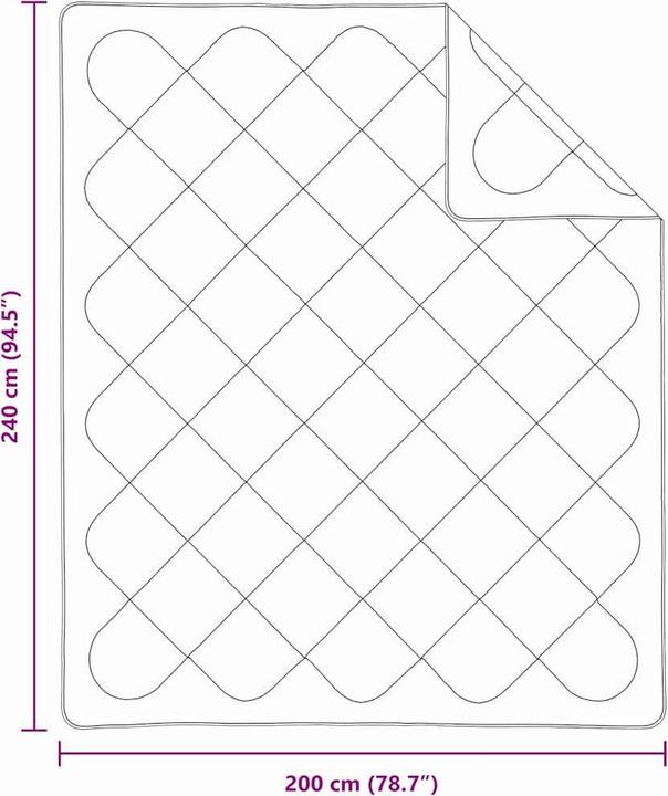 Immagine prodotto vidaXL Winterbettdecke (240 x 200 cm)