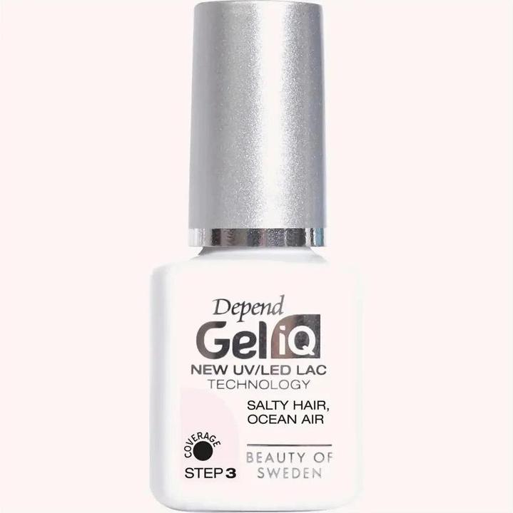 Produktbild Depend Gel Iq Salty Hair, Ocean Air (Schwarz, Gel-Effekt Nagellack)