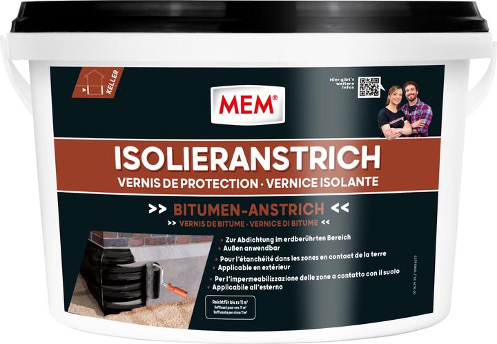 Produktbild MEM Isolieranstrich (5.25 kg, Black, 5000 ml)