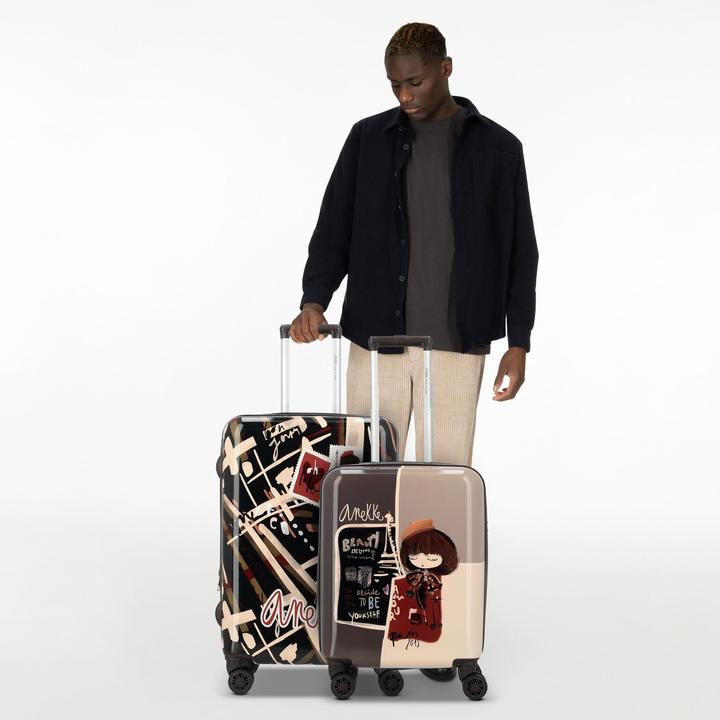 Actual product image Anekke Viaje 4 Rollen Kofferset 2-teilig mit Dehnfalte (67 l)
