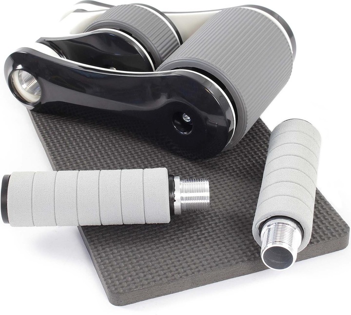 Actual product image Luxtri Abdominal Wheel with Knee Pad Foldable Belly Trainer AB Roller for Abs Training Torso
