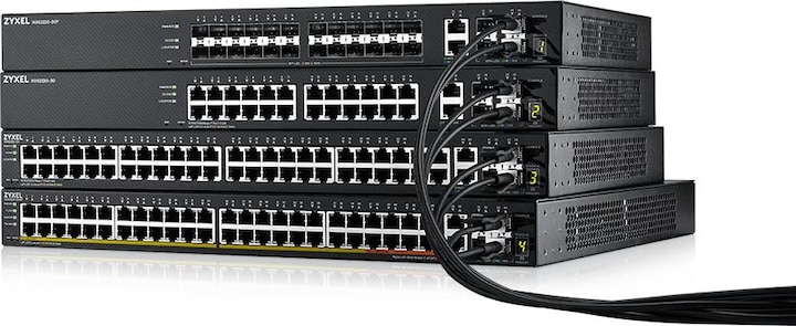 Immagine prodotto Zyxel Switch di accesso Layer3, 24x1G RJ45, 2x10MultiGgig RJ45 (24 Porti)