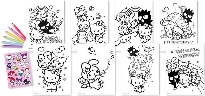 Immagine prodotto Hello Kitty Malset mit Sticker