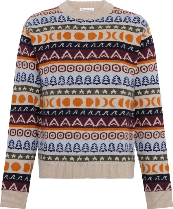 Produktbild KnowledgeCotton Apparel Striped Pattern Crew Neck Knit (M)