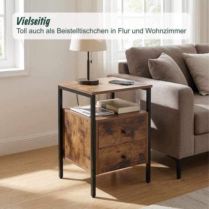 Produktbild Relaxdays Nachttisch (40 x 40 x 61 cm)