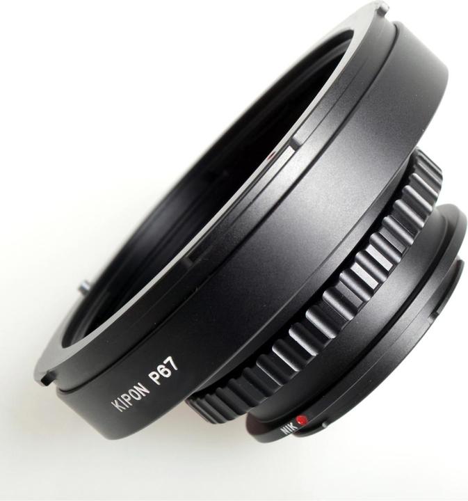 Actual product image Kipon Adapter for Pentax 67 to Nikon F