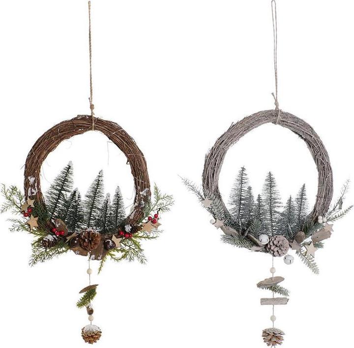 DKD Home Decor Dekoration zum Aufhängen Bunt PVC 40 x 11 x 65 cm (2 Stück) (2x)