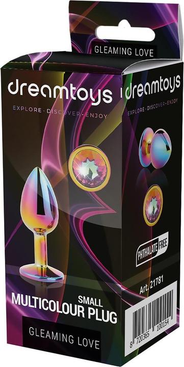 Actual product image Dreamtoys Dream Toys Gleaming Love Anal Plug Multicolour 7.1 cm