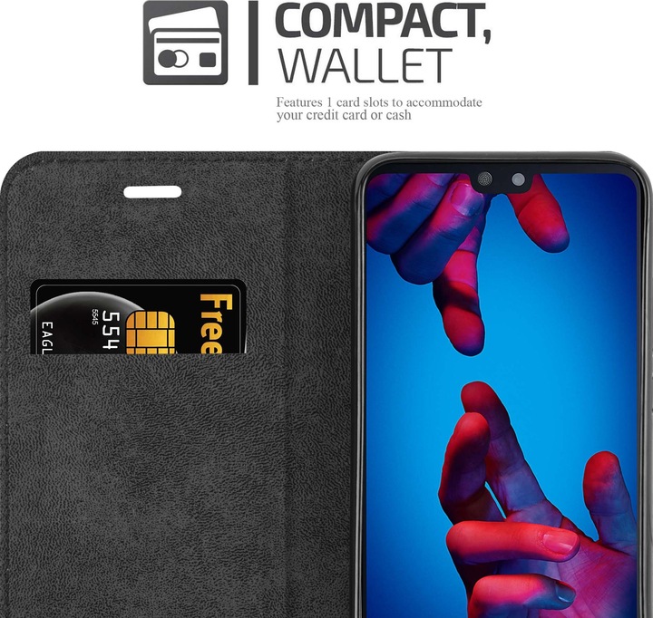Produktbild Cadorabo Book Invisible Magnet Cover (Huawei P20)