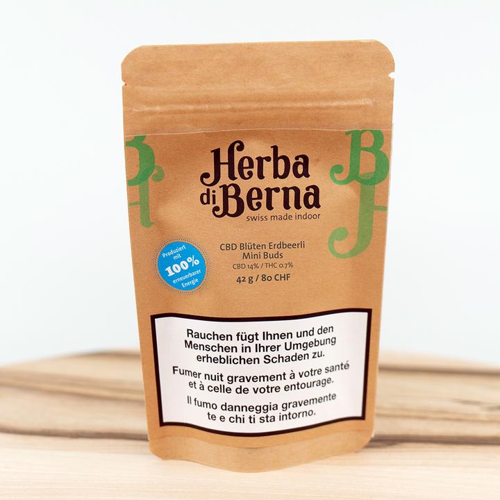 Produktbild Herba di Berna Erdbeerli Mini Buds (42 g, Indoor)