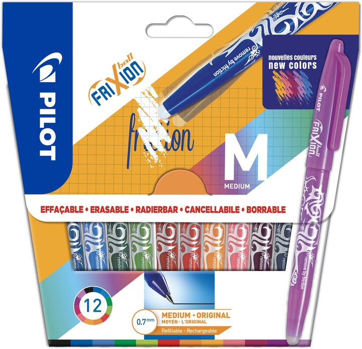 Image du produit Pilot FriXion Balll (Multicolore, 12 x)