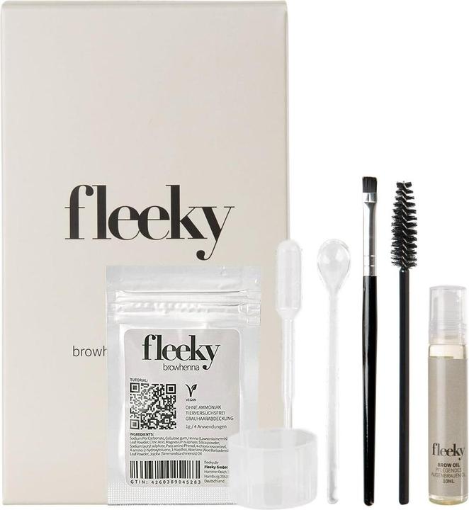 Image du produit Fleeky Kit Browhenna (Marron clair)