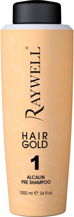 Produktbild Raywell Botox Hairgold 1 Alcalin Pre Shampoo 1000 ml (1000 ml, Flüssiges Shampoo)