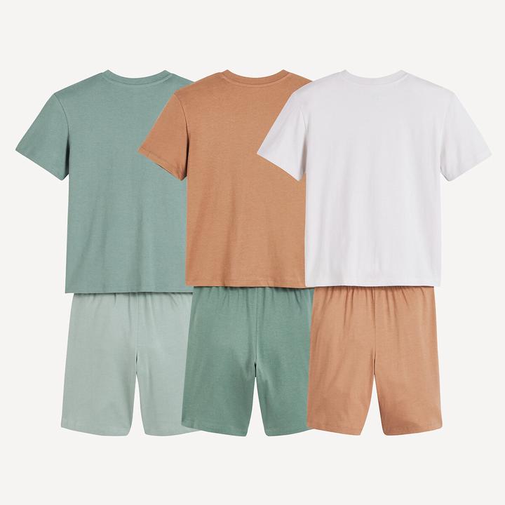 Immagine prodotto La Redoute Collections 3er-Pack Kurzpyjamas mit Surfer-Motiven (128)