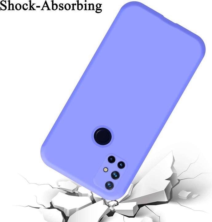 Actual product image Cadorabo Bumper Case for OnePlus Nord N10 5G TPU Liquid Silicone Cover for OnePlus Nord N10 5G (OnePlus North N10 5G)