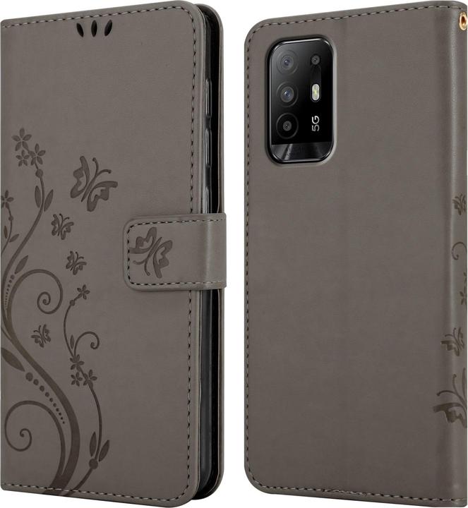 Immagine prodotto Cadorabo Copertina del libro a fiori (Oppo A94 5G)