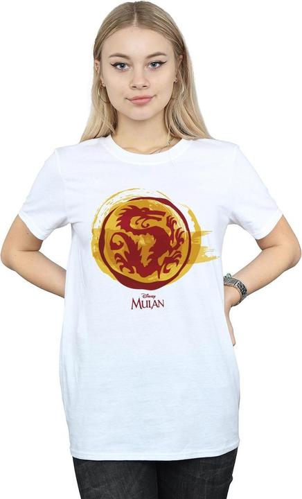 Immagine prodotto Disney Mulan Courage Dragon Symbol Maglietta Ampia Donna (3XL)