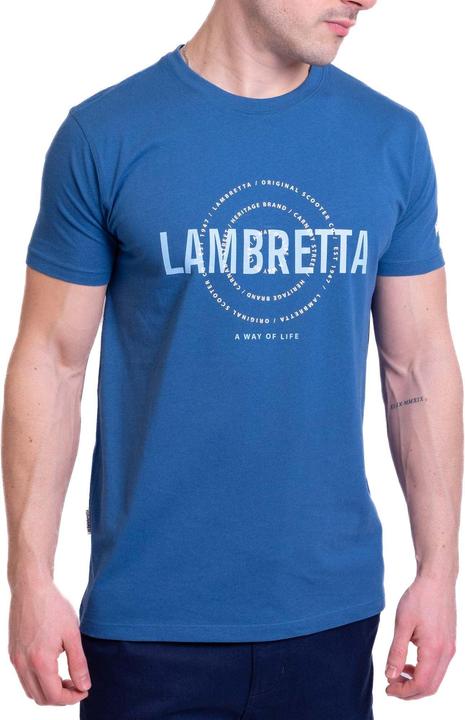 Actual product image Lambretta Mens SS24 Text T-Shirt (4XL)