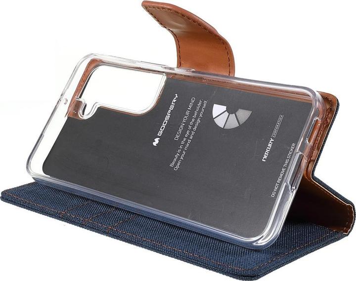 Image du produit Galaxy S22+ - Étui en tissu Canvas bleu foncé (Samsung Galaxy S22+)