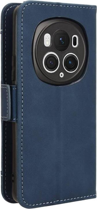 Actual product image Cover-Discount Honor Magic6 Pro - Case many card slots blue (Honor Magic6 Pro)