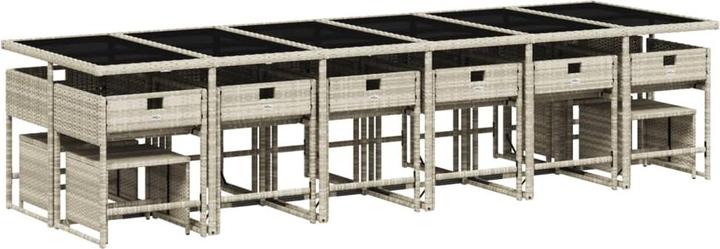 Produktbild vidaXL Garten Essgruppe (330 x 106 x 73 cm)