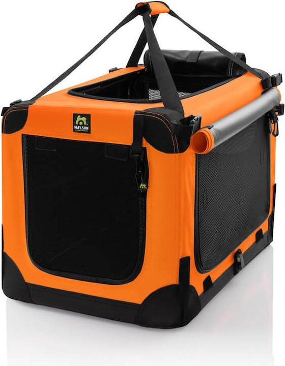 Produktbild Maelson Soft Kennel faltbare Hundebox in 3 Grössen - Neon Orange (Hund, Atmungsaktiv, Waschbar, Faltbar)