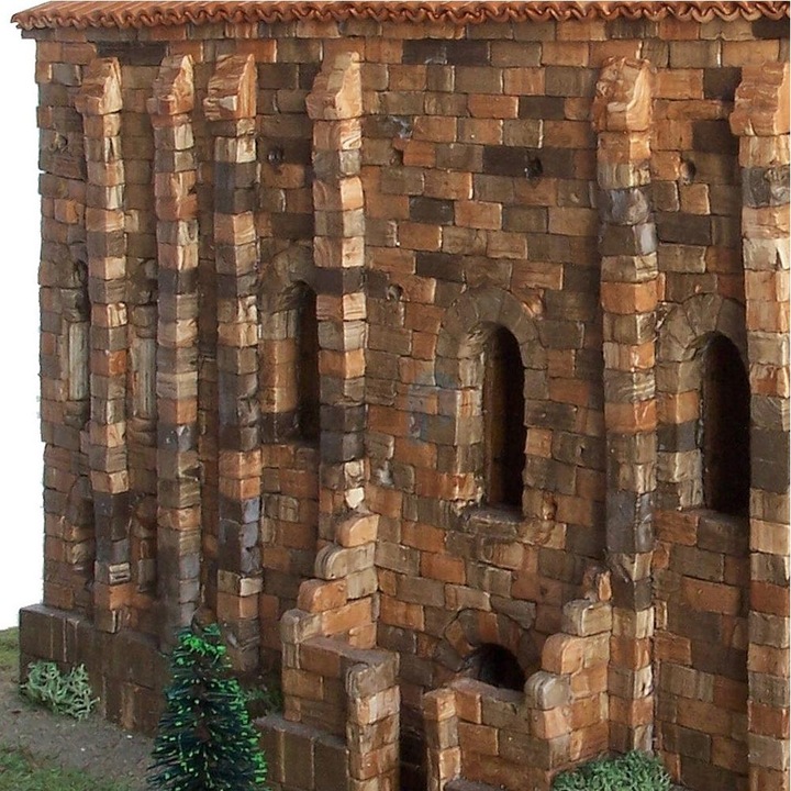 Actual product image Block Cuit. 3D ceramic model kit - Church of Santa Maria del Naranco - Asturias (11 x 18 x 26 cm)