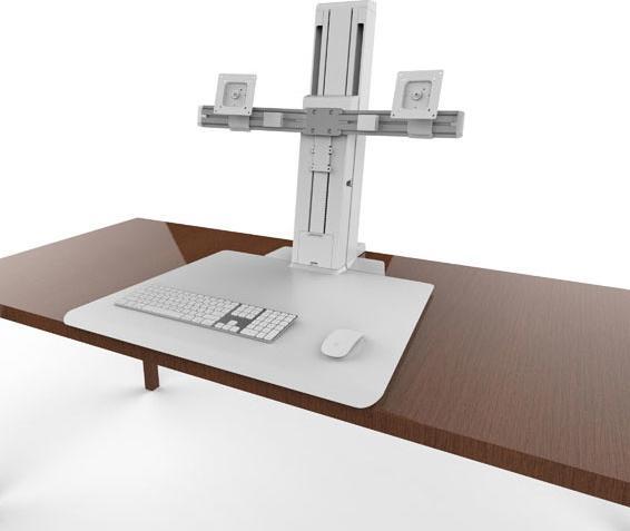 Produktbild Ergotron WorkFit Steh-Sitz Arbeitsplatz (Tisch, 24", 11.40 kg)