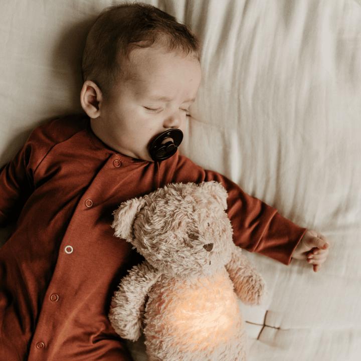 Productafbeelding Moonie The organic Humming Bear with Lamp Cappuccino