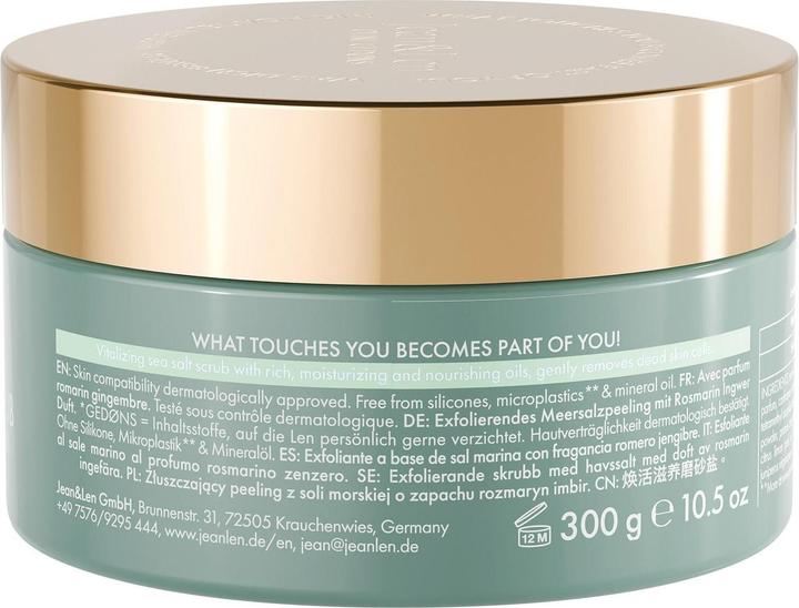 Actual product image Jean & Len Salt Scrub Rosemary/Ginger, 300 g