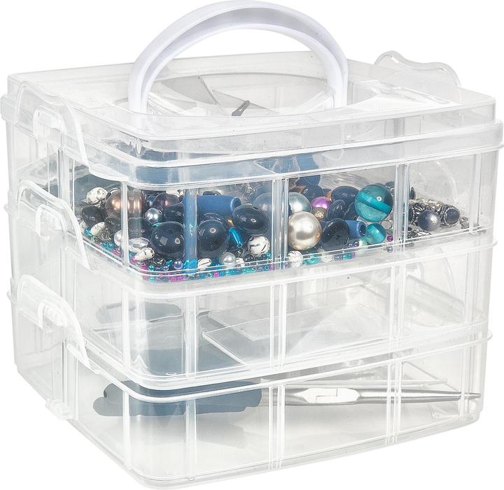 Immagine prodotto VBS Scatola di smistamento con manico, L15,5xL15,5xH13cm (15,5 x 15,5 x 13 cm)