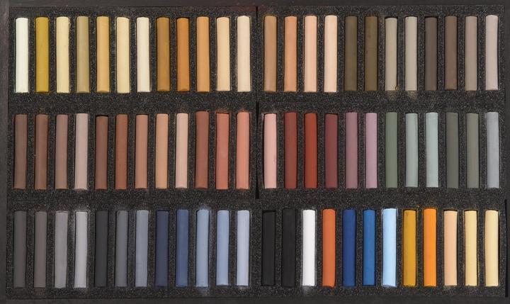 Actual product image BlockX Coffret bois 72 Pastels - Paysage - Jaune azométhine (72 x)