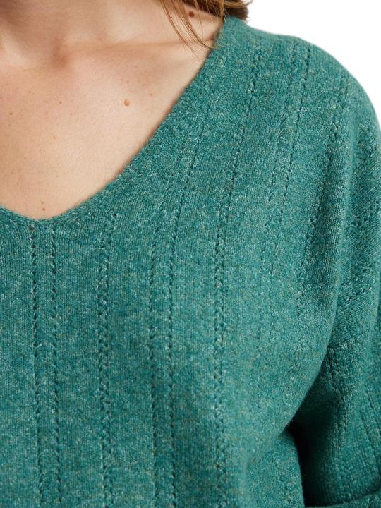 Produktbild Vertbaudet Flauschiger Umstandspullover mit V-Ausschnitt (44, 46)
