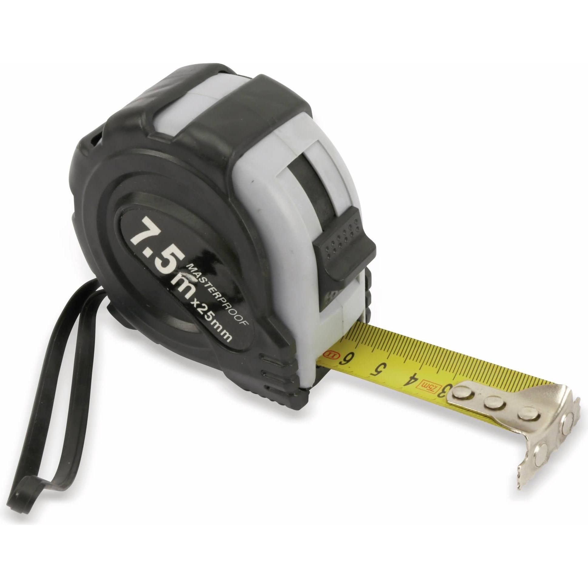 Masterproof, Längenmesswerkzeug, Rollenmassband, 7,5 m (M)