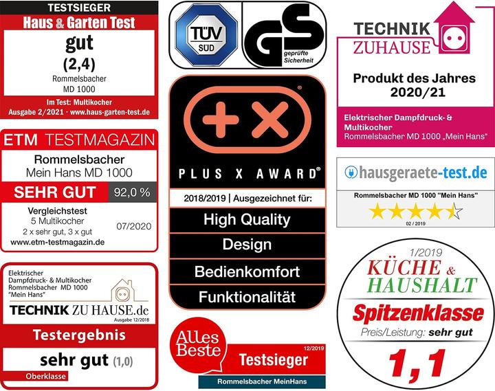Produktbild Rommelsbacher MD 1000 (CH-Stecker)