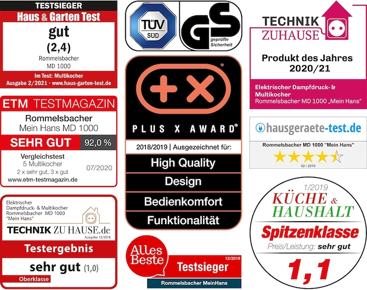 Produktbild Rommelsbacher MD 1000 (CH-Stecker)