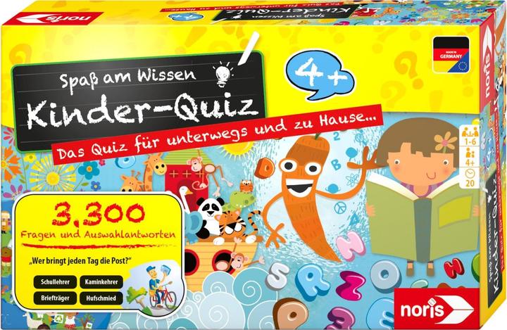 Immagine prodotto Noris Quiz per bambini per bambini intelligenti (Tedesco)
