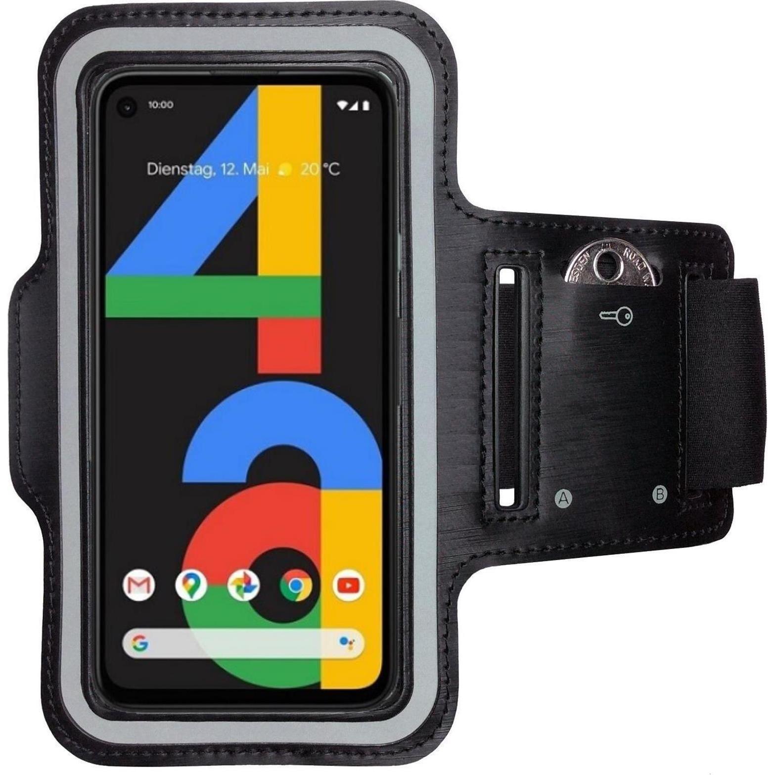 CoverKingz Sportarmband für Google Pixel 4a, Smartphone Sportarmband, Schwarz