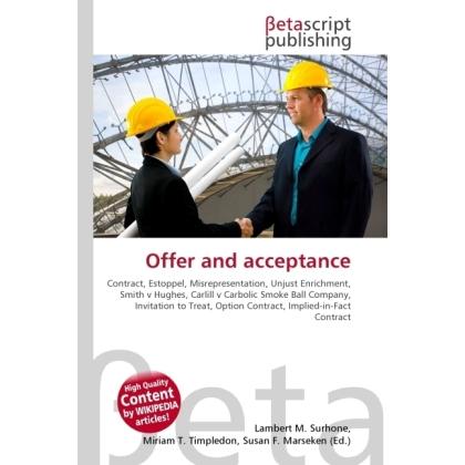 Offer and acceptance, Fachbücher