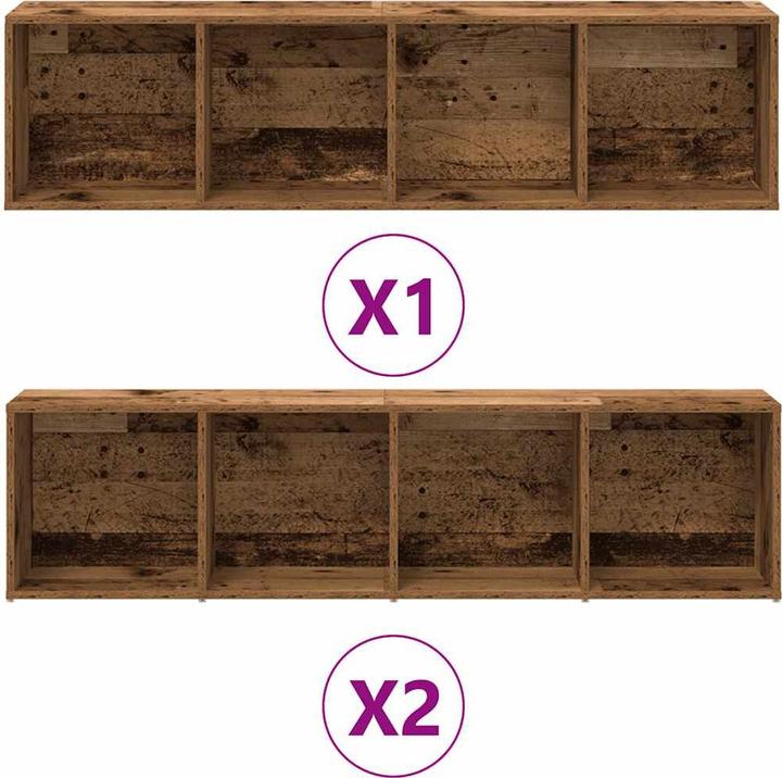 Immagine prodotto vidaXL Bücherschrank (36 x 30 x 143 cm)