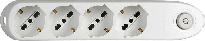Actual product image Bticino Poker extension cables and multiples 1.5 m 4 socket(s) AC Indoor White (4x, 1.50 m)