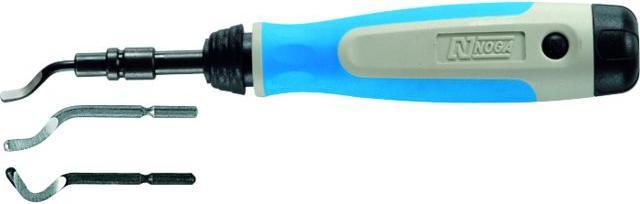 Actual product image Noga Universal deburrer, 2-component handle with telescopic shaft and 3 blades (S100, S20, S30) (240 mm)