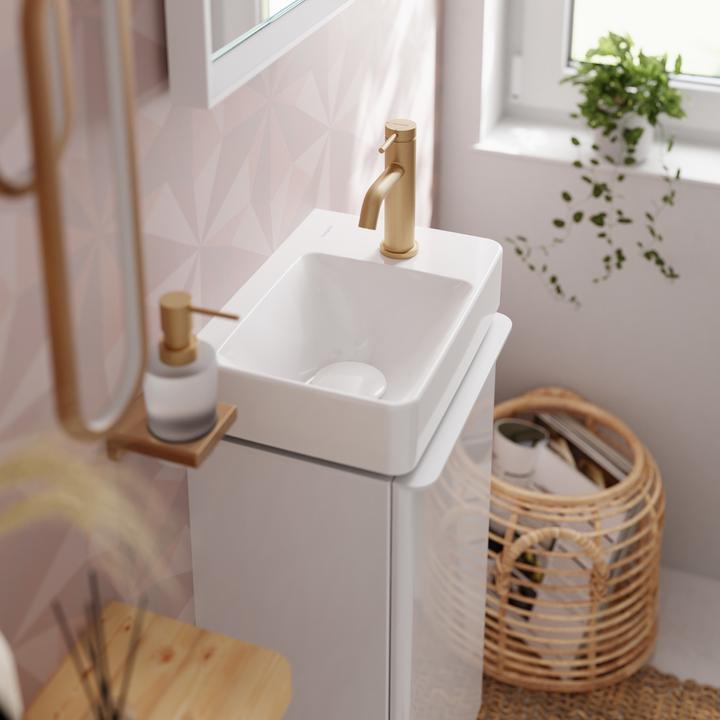 Productafbeelding hansgrohe Tecturis S miscelatore monocomando per lavabo 80 CoolStart a risparmio idrico+, sporgenza