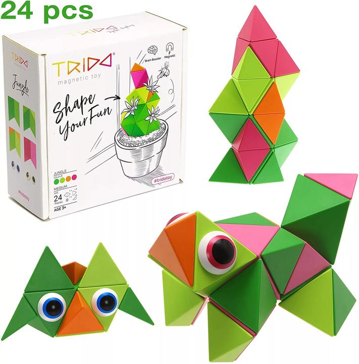 Actual product image Hape Trido Jungle medium 24pcs